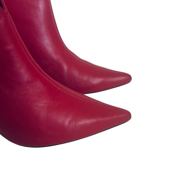 Anine Bing Red Ankle Boots - Picture 7 of 12